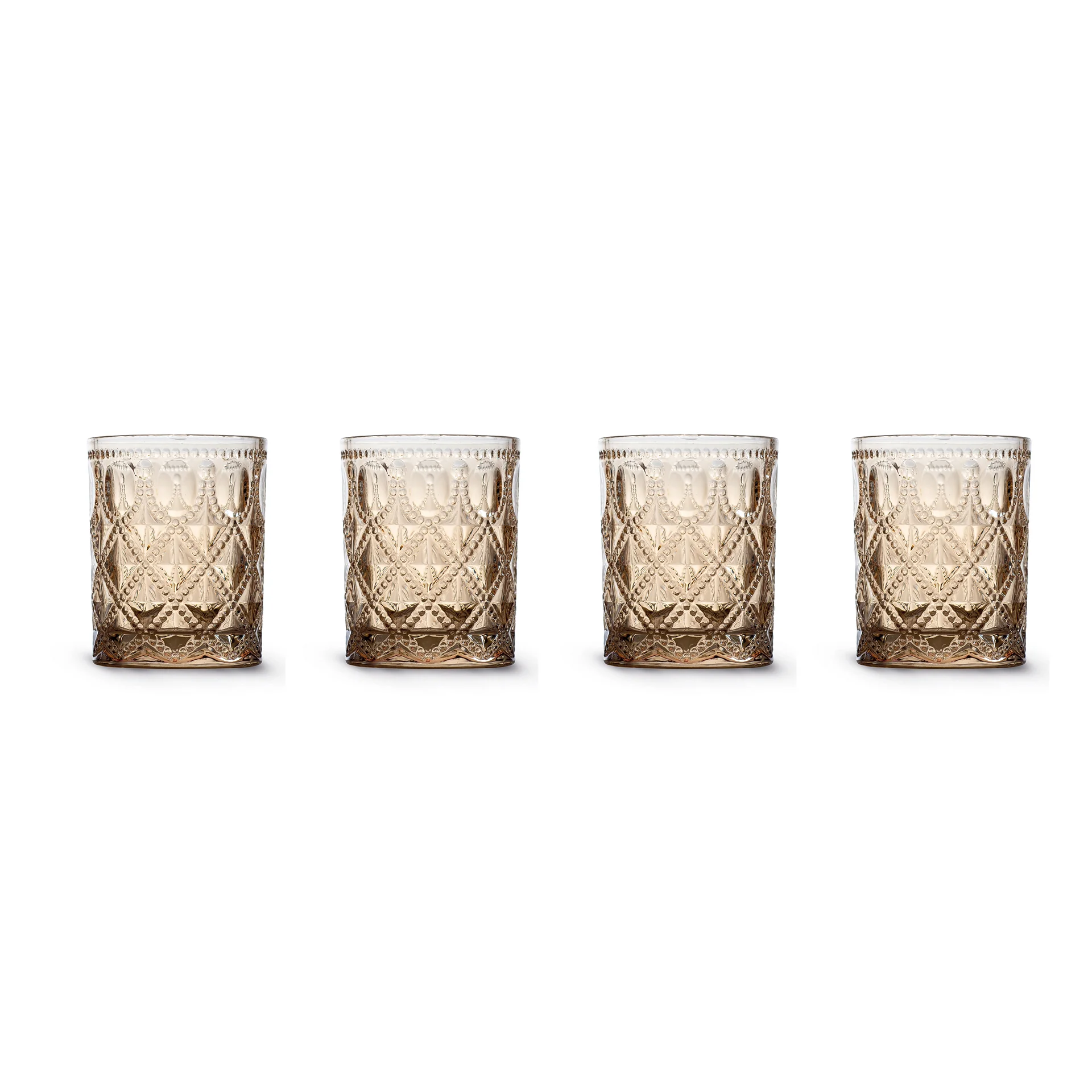AMBER – Set 4 čaše za vodu 300 ml